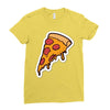 hot pizza Ladies Fitted T-Shirt