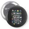 we lose ourselves in books Pin-back button