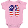 paire de tongues am&eacute;ricaine Baby Onesie