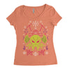 Merry Cthulhu Christmas Ugly Cool T shirts Women's Triblend Scoop T-shirt