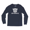 be optimistic transformers   robot optimus prime movie autobots show t Long Sleeve Shirts