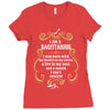 i am a sagittarius Ladies Fitted T-Shirt