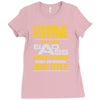 chief cook because badass miracle worker isn't an official job title Ladies Fitted T-Shirt