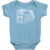 crate of records Baby Onesie