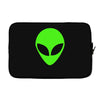 uomo alieno ufo stampa verde fluo divertente mitiche Laptop sleeve