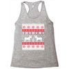reindeer christmas ugly sweater Racerback Tank