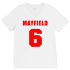 baker mayfield new jersey number V-Neck Tee