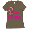 Women's March We are Strong Ladies Fitted T-Shirt