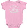 40th birthday gift vintage 1978 perfect aged Baby Bodysuit