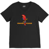 cracka' please V-Neck Tee