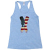 jake paul x american flag Racerback Tank