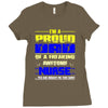 proud dad nurse Ladies Fitted T-Shirt