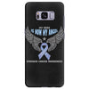 my hero is now my angel stomach cancer awareness Samsung Galaxy S8 Plus Case