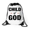 Child of God Drawstring Bags