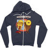 posh pizza (colab with rpadame) Zipper Hoodie
