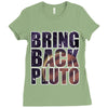 bring back pluto Ladies Fitted T-Shirt