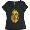gold grenade Women's Triblend Scoop T-shirt