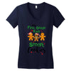 my first grade kids are smart cookies Women's V-Neck T-Shirt