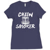 chain smoker disc Ladies Fitted T-Shirt