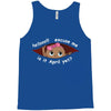 April Peeking Out Baby Girl Tank Top