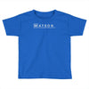 watson md   detective sherlock holmes house doctor tv show logo gift t Toddler T-shirt