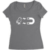 chicken and magnet Women's Triblend Scoop T-shirt