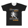 the best grandpas go running All Over Men's T-shirt
