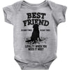 Best Friend Golden Baby Bodysuit