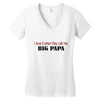 big papa Women's V-Neck T-Shirt