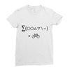 bike maths Ladies Fitted T-Shirt