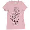 hand Ladies Fitted T-Shirt