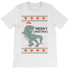 ugly dinosaur merry christmas T-Shirt