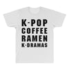 k pop coffee ramen k dramas All Over Men's T-shirt