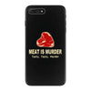 meat is murder tasty tasty murder iPhone 7 Plus Case