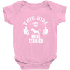 This Girl Loves Her Bull Terrier Baby Onesie