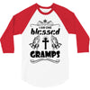 I Am One Blessed Gramps 3/4 Sleeve Shirt