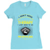 I Dont Need Therapy Need Pin Bowling Ladies Fitted T-Shirt