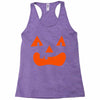 fun face pumpkin Racerback Tank