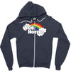 yes homo Zipper Hoodie