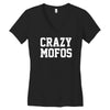 crazy mofos Women's V-Neck T-Shirt