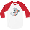 fish color 3/4 Sleeve Shirt