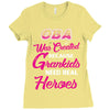 Oba Was Created Because Need Real Heroes Ladies Fitted T-Shirt