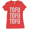 tofu tofu tofu Ladies Fitted T-Shirt
