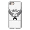 my hero is now my angel stomach cancer awreness iPhone 8 Case
