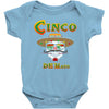 cinco de mayo badass skull Baby Bodysuit