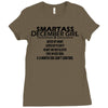 Smartass December Girl Ladies Fitted T-Shirt