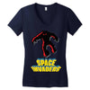 space invaders 2 Women's V-Neck T-Shirt