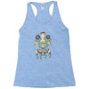 grumpy robot Racerback Tank