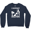 i support single moms Crewneck Sweatshirt