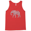 elephant filled pattern cool Tank Top
